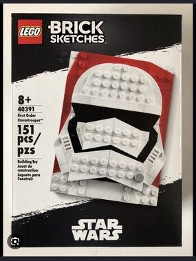 LEGO Brick Sketches First Order Stormtrooper - White, Black & Red